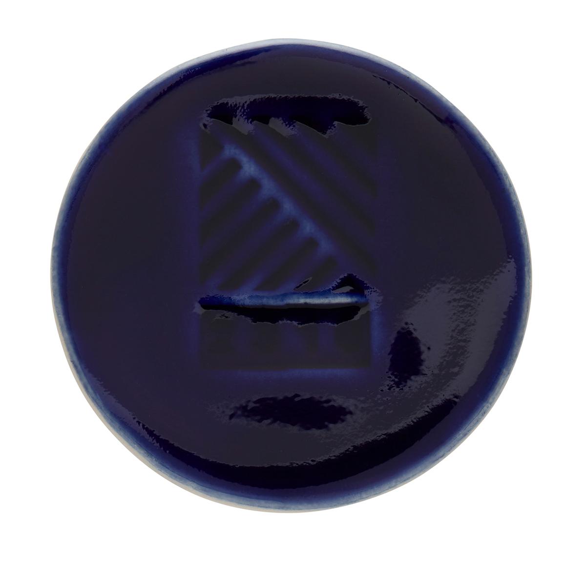 Penselglasur Kongeblå blank, 500 g  