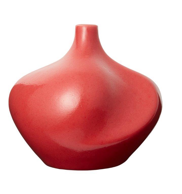 Stentøjsglasur 2506 Rød halvblank