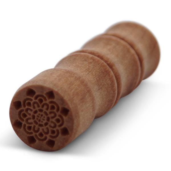 Træstempel blomst, 1,5 cm