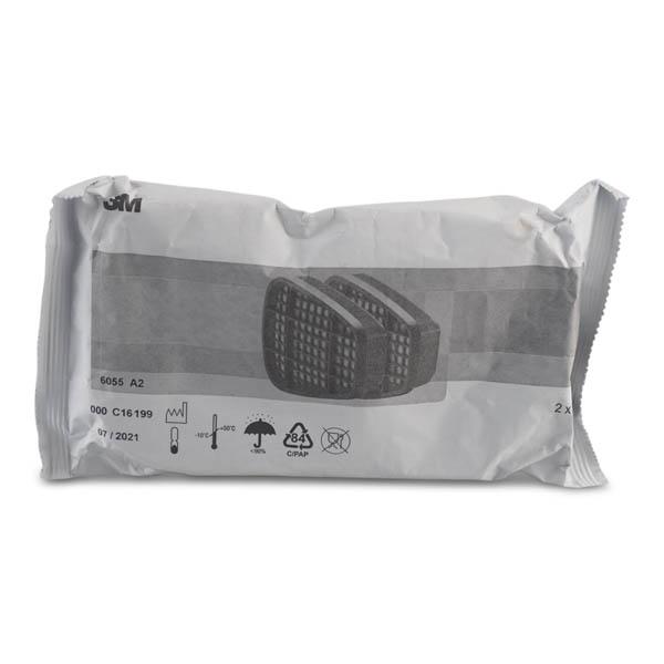 3M Kulfilter til halvmaske af 2 stk