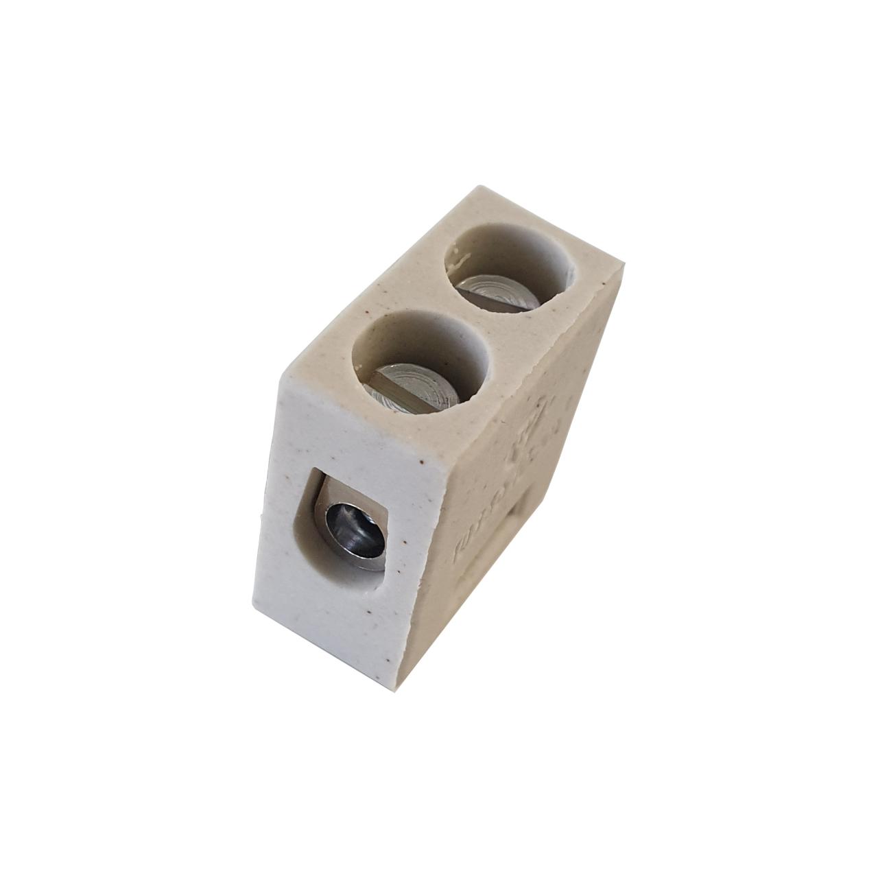 1 Pol Porcelænsklemme 10 mm²